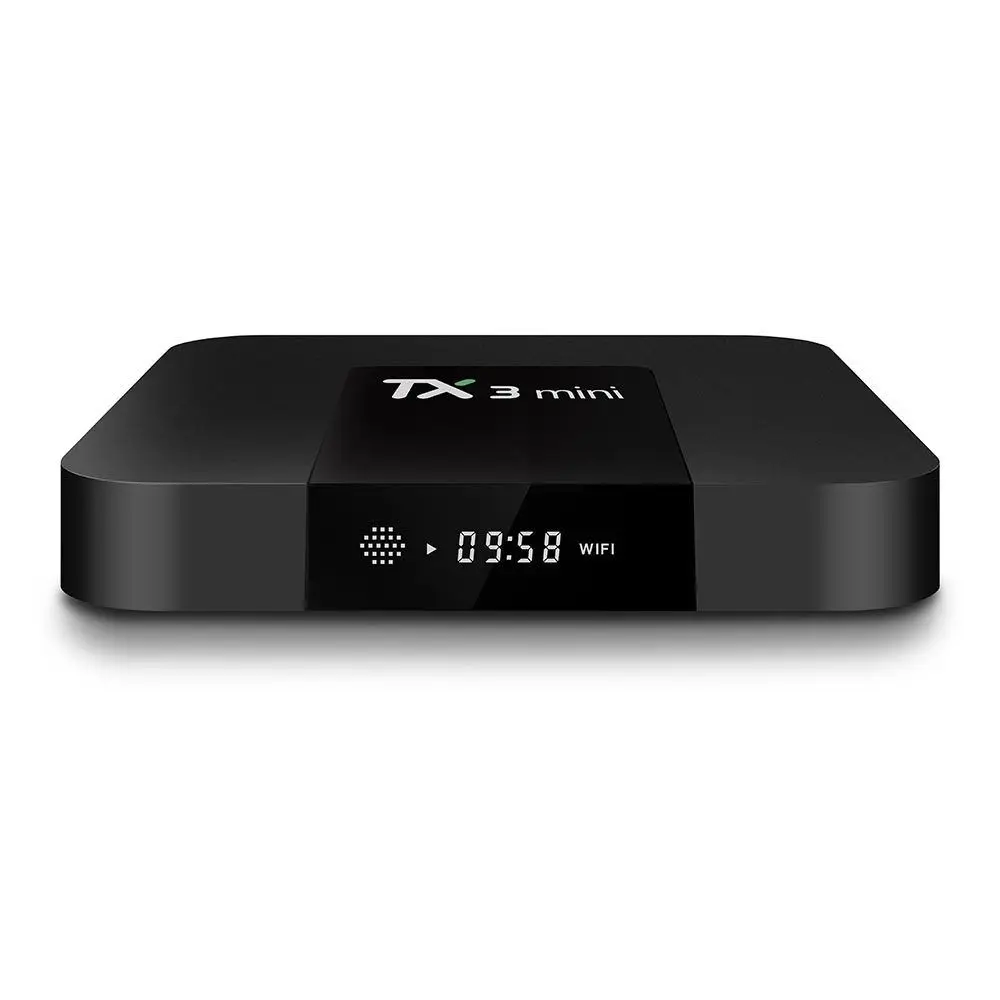 5 шт./лот TX3 Mini 4k android 7 1 smart tv box 1G + 8G/2G 16G S905W Quad Core mi Wi Fi HD медиаплеер pk x96 ТВ коробка