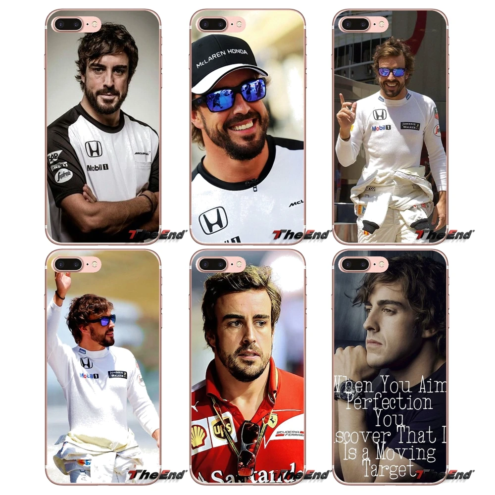 TPU Transparent Bag Case fernando alonso Spain star For Xiaomi Mi6 Mi 6 A1 Max Mix 2 5X 6X Redmi Note 5 5A 4X 4A A4 4 3 Plus Pro | Мобильные
