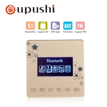 В стене усилитель bluetooth oupushi умный дом сенсорная панель, Bluetooth цифровой стерео усилитель для семейной музыкальной системы