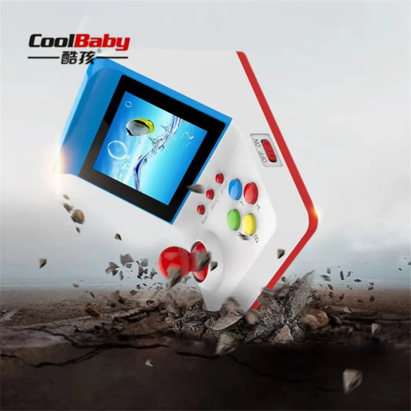Coolbaby 360 игры 3 дюймовая пленка высокой четкости Цвет Экран Мини Ручной Аркада