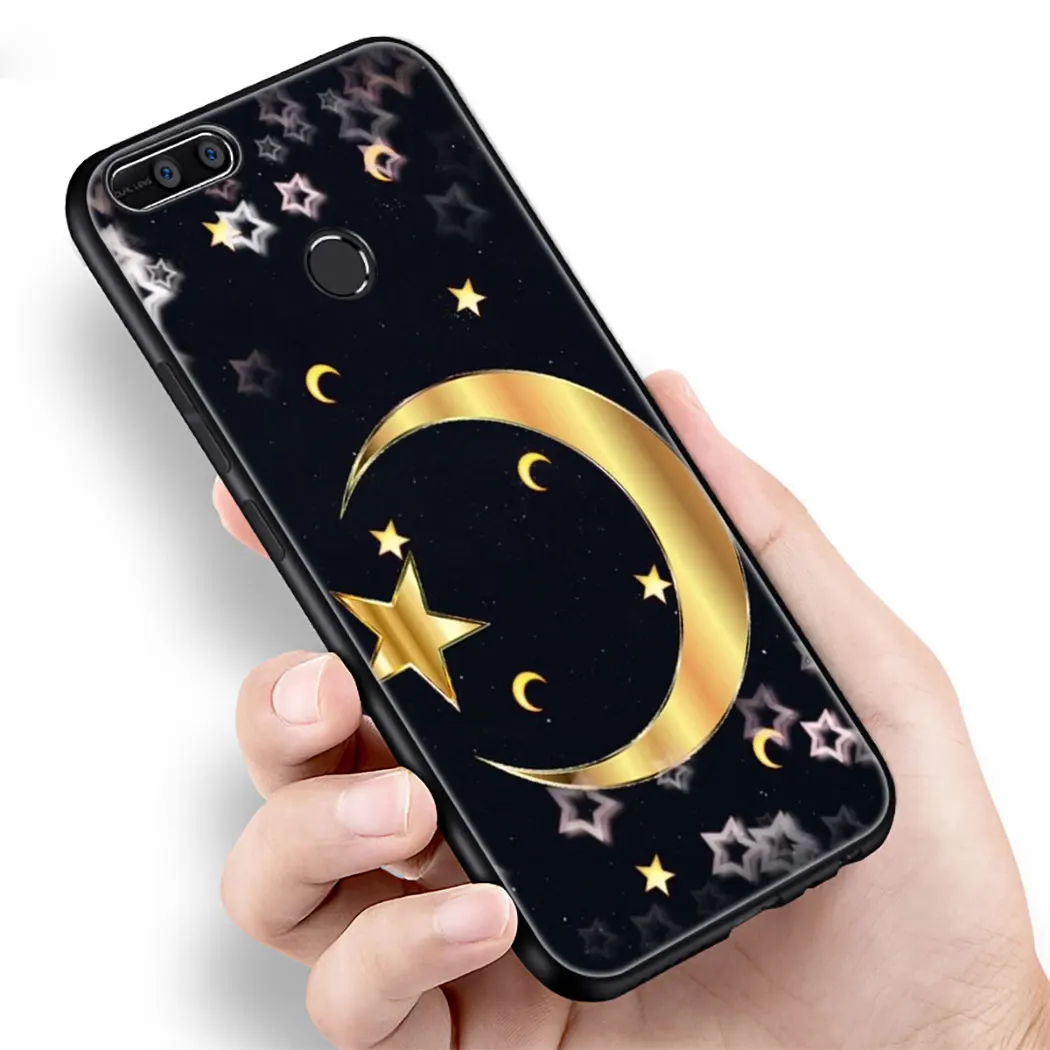 IYICAO Солнце Луна звезды красочный мягкий чехол для телефона Huawei Honor 6a 7A 9X20 Pro 7C 7X8 9 10