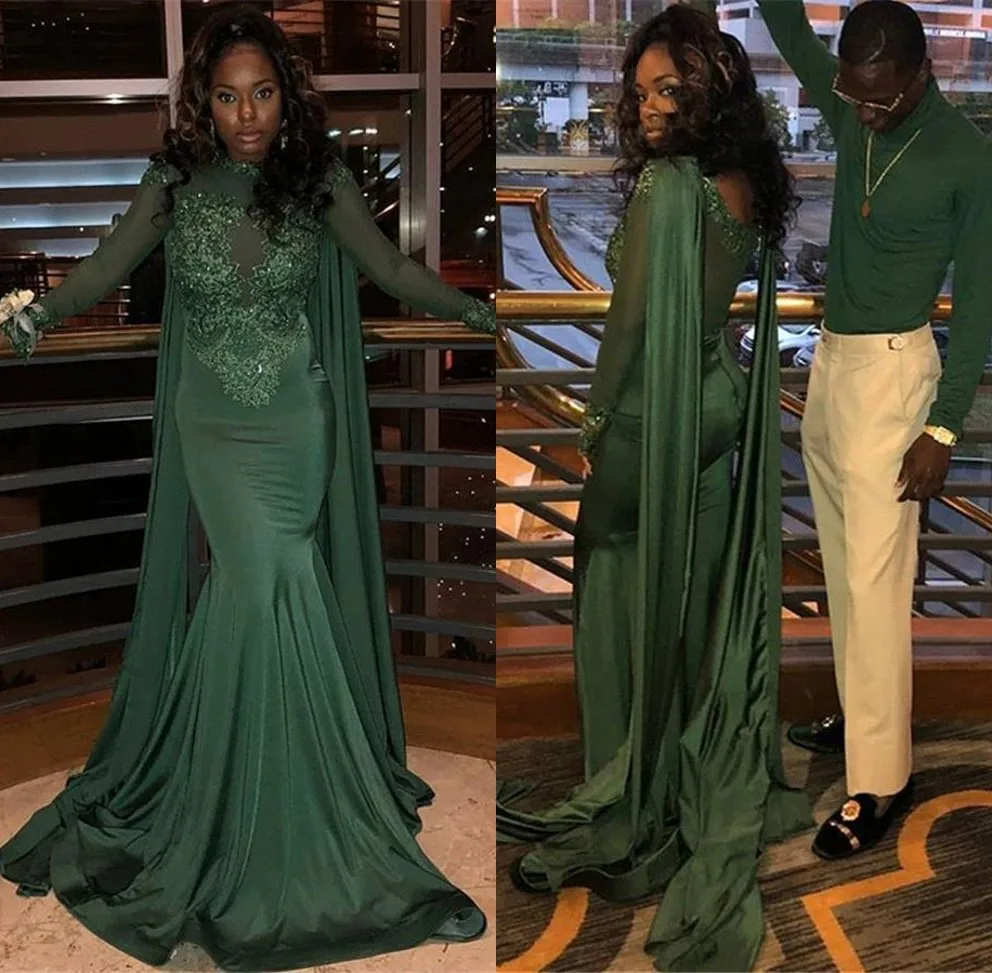 Vestido de gala изумрудно зеленый платье для выпускного с подолом в виде русалочьего