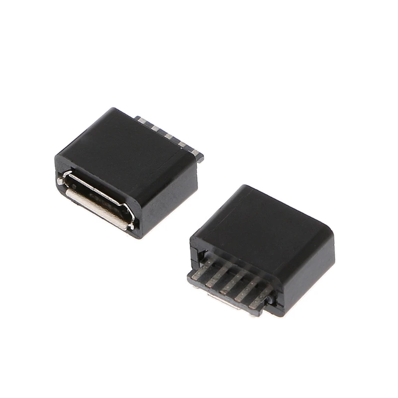 10 шт. DIY Micro USB 5 Pin гнездовой разъем комплект припоя сварочный корпус|Соединители| |