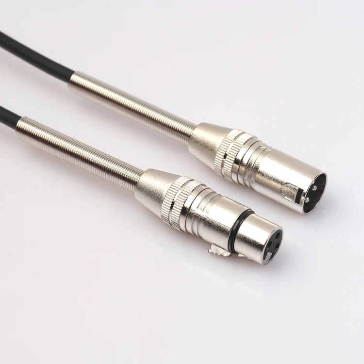 REXLIS XLR кабель мужчин и женщин M/F с весны защиты для микрофона усилитель Фольга +