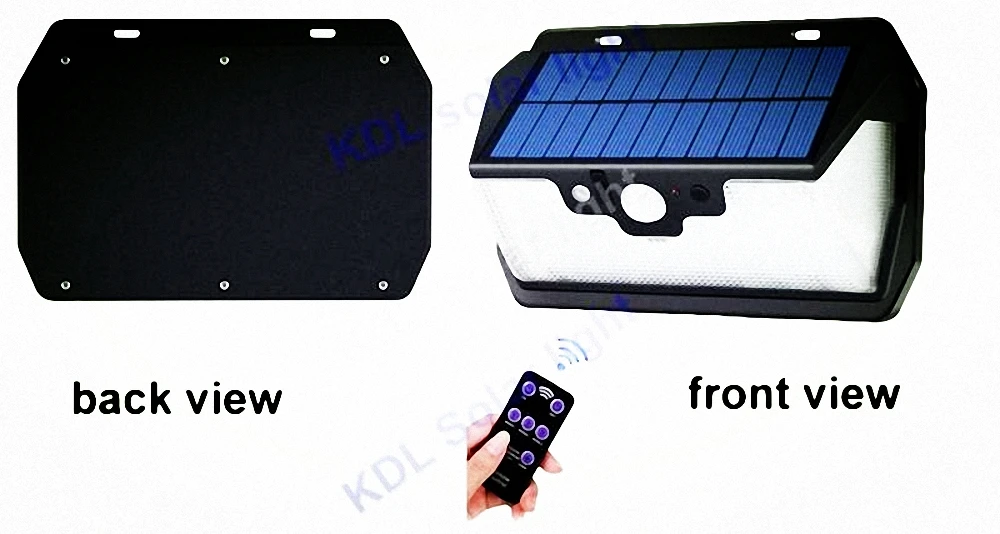 55 светодиодный 900lm Солнечный свет дистанционного управления радар smart
