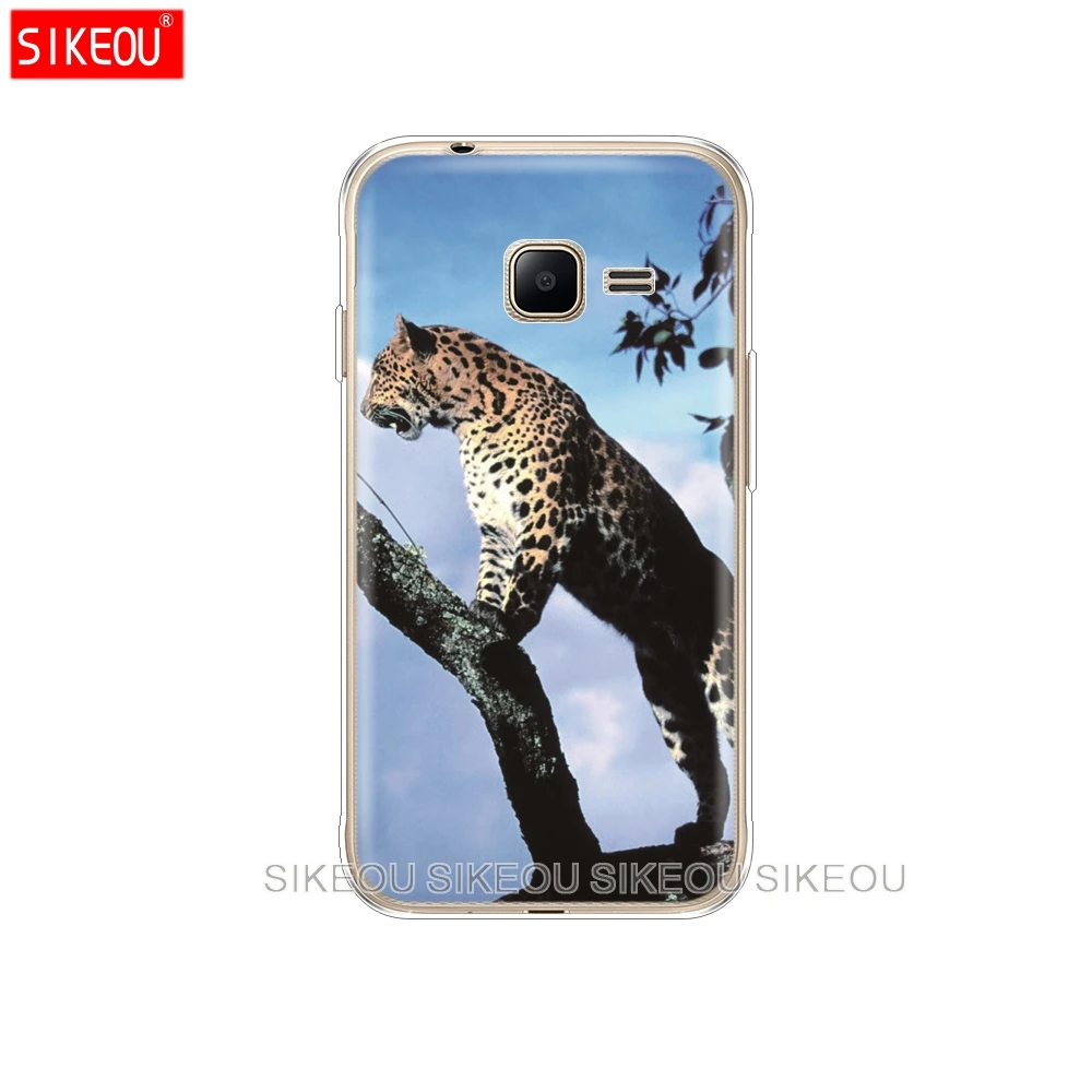 Силиконовый чехол для телефона Samsung Galaxy J1 Mini 2016 J105 J105F Nxt Duo wolf tiger lion Leopard bear |