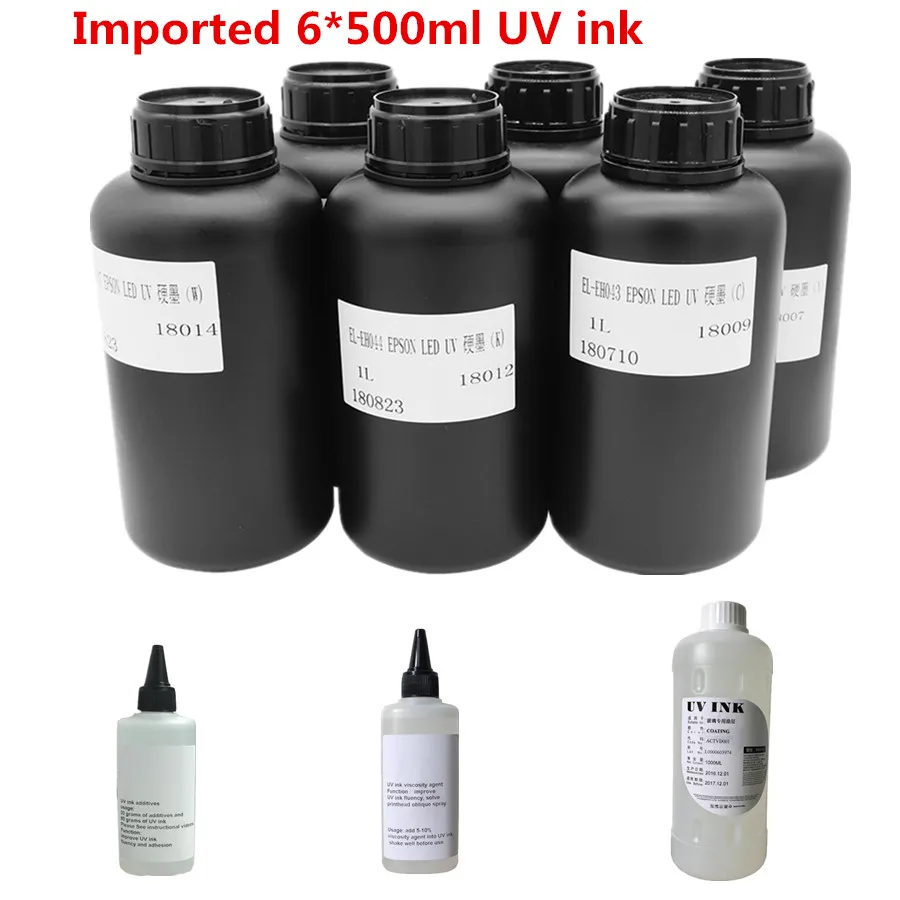 Размер A4 УФ принтер для стекла металлический акриловый планшетный Светодиодный с программным обеспечением