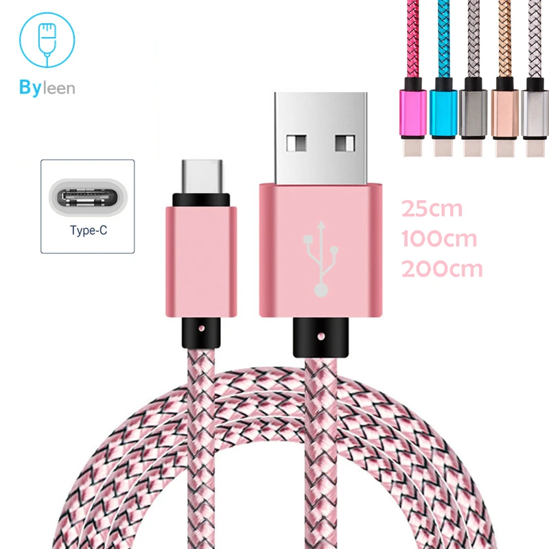 Быстрое зарядное устройство Byleen Type C 1 м 25 см короткое для huawei P20 mate 10 lite LG G6 H870 K L S Q8