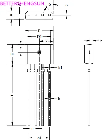 

Одновыходной датчик скорости обнаружения Холла MT3661A TO-94 IC