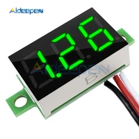 dc 0 30v 0 36 inch mini digital voltmeter voltage tester meter green led screen electronic parts accessories digital voltmeter