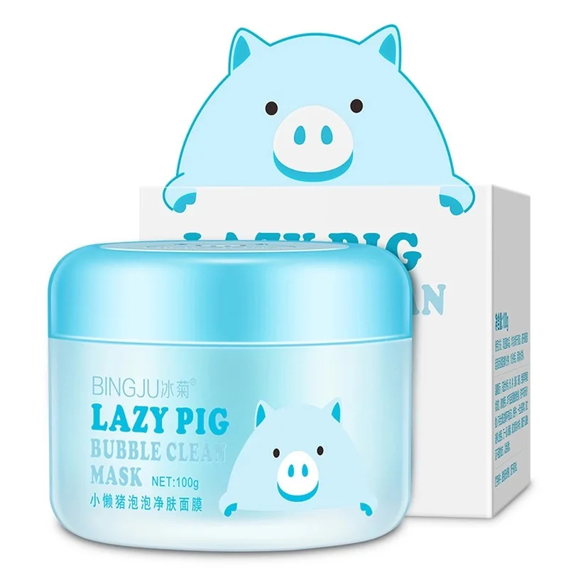 Кислородные Маски для лица Bubble Blackhead маска сужает поры пены отбеливание акне уход
