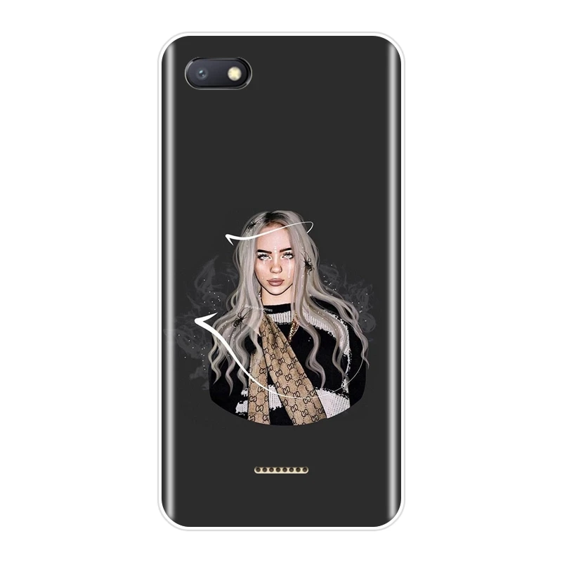 Задняя крышка для Xiaomi Redmi Note 6 Pro 5A Prime 5 4 4X Pocophone F1 Redmi S2 6A 5 Plus 4A Мягкий силиконовый чехол для телефона Billie Eilish