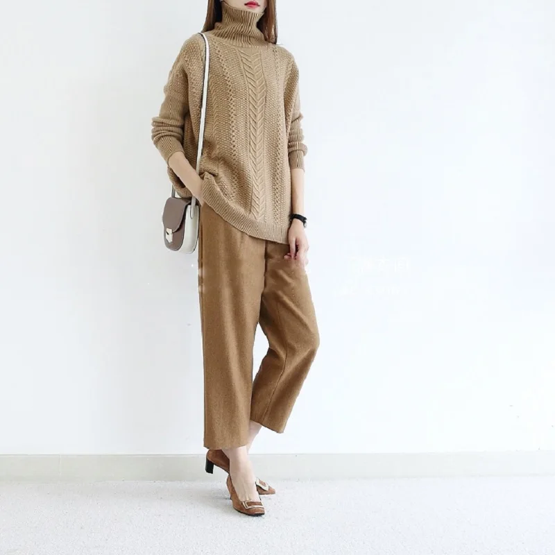 2019 autumn sweater women's long-sleeved pullover women loose knitting | Женская одежда