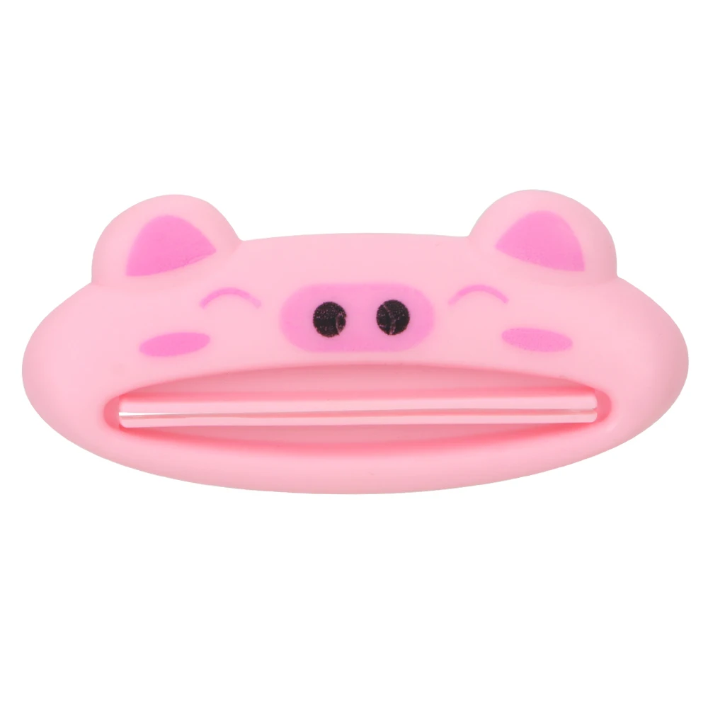 

Manual Toothpaste Squeezer Dispenser Cartoon Animals Shaped Easy Cream Tube Squeezer Extruding Toothpaste Clip Bathroom Products