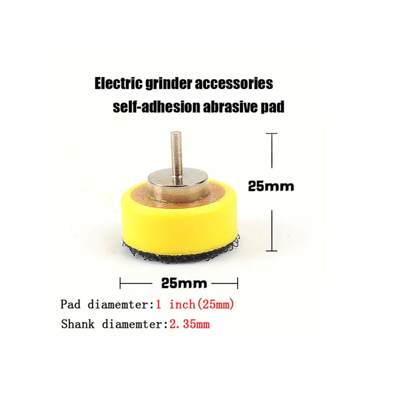 Абразивная наждачная бумага 1 дюйм 2 35 мм хвостовик|grinder accessories|abrasive pad2.35mm shank |