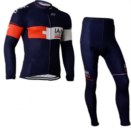 spring autumn 2016 Pro team IAM cycling jersey long sleeve mens quick dry thin bike cloth MTB Ropa Ciclismo Bicycle maillot gel | Спорт и