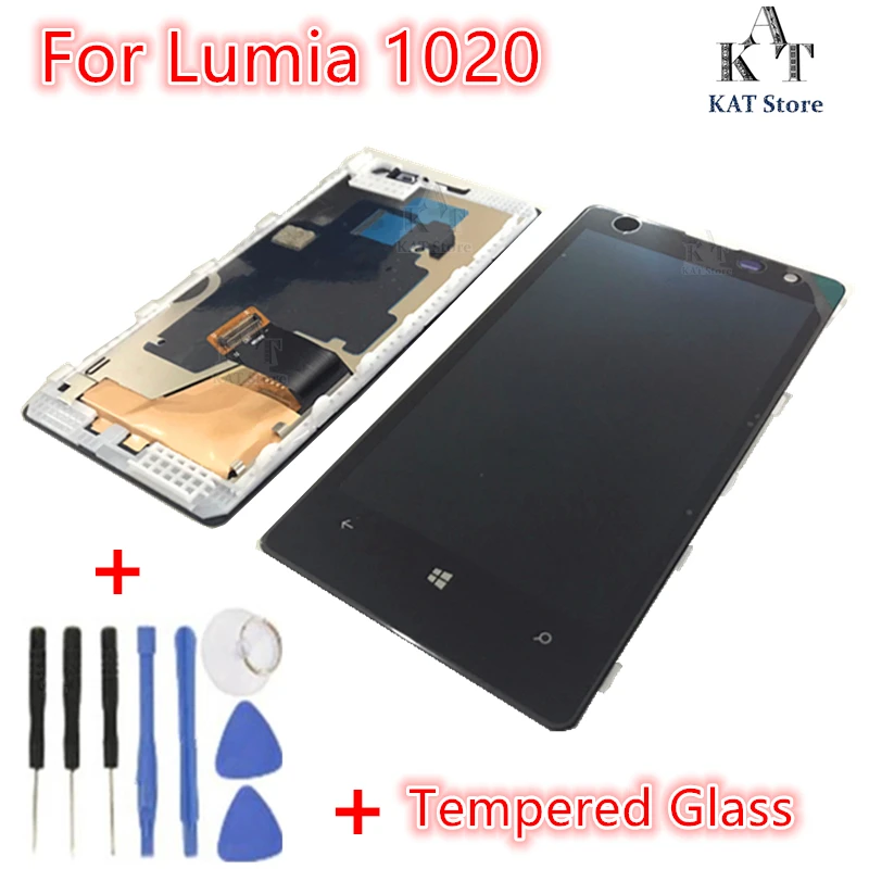 Новый 4 5 &quotдля Nokia Lumia 1020 RM 875 ЖК дисплей кодирующий преобразователь сенсорного