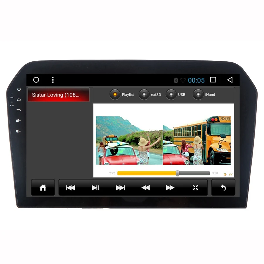Asvegen 10 2 ''Android 6 0 четырехъядерная автомобильная система GPS навигации Радио Bluetooth