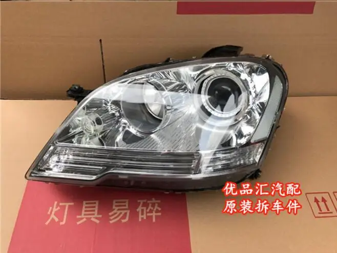 1 комплект абсолютно новая Автомобильная передняя фара лампа для Mercedes Benz ML 350 2010 автомобильный Стайлинг авто аксессуары