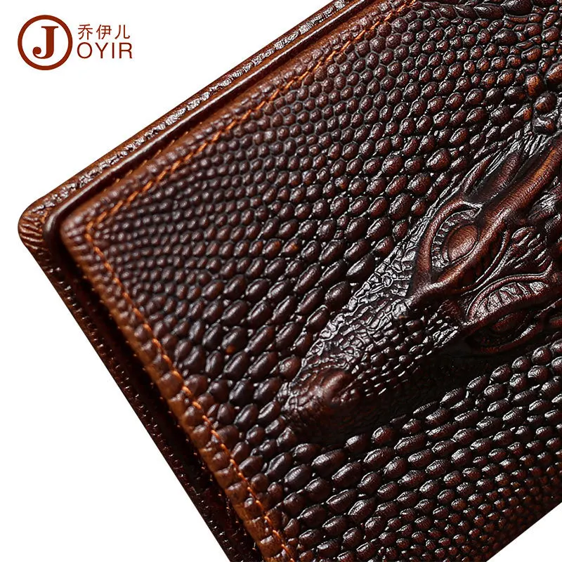 JOYIR мужские кошельки из 2017 натуральной кожи аллигатора деловой мужской кошелек