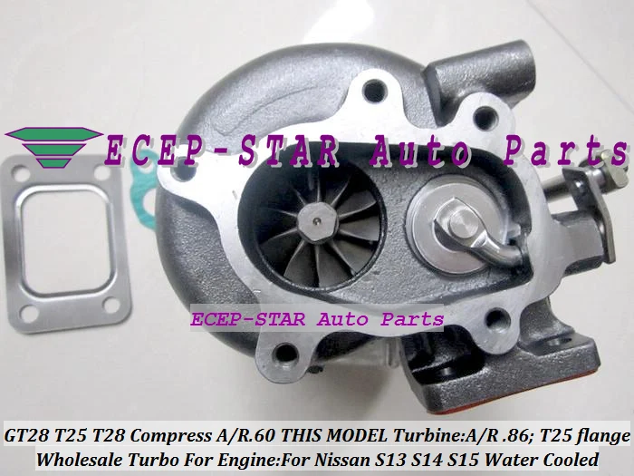 Бесплатная Доставка T25 T28 T25T28 T25/T28 T25/28 W C турбо для Nissan S13 S14 S15 CA18DET 1.8L SR20DET 2.0L Comp AR.60