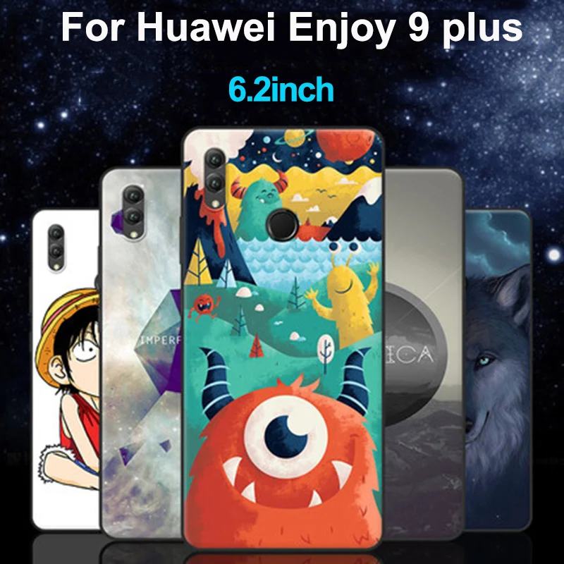 

Чехол для Huawei Enjoy 9 plus, милый мультяшный мягкий чехол для телефона, чехол для Huawei Enjoy9 plus, защитный чехол для Enjoy9plus