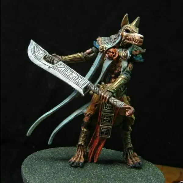 Tomb Kings Ushabti (4 модели: 2 с глазурью карнизом)-разобранные-металлические модели |