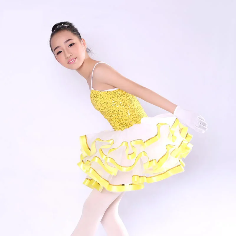 Балетное платье с пачкой для девочек классическое профессиональное балетное