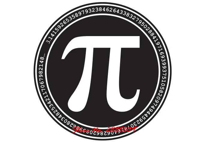 PI математические влюбленные символы цитаты Виниловые Настенные стикеры