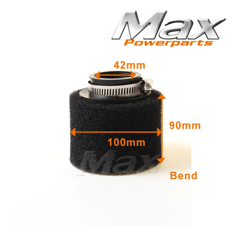 Высококачественный 42 мм Двухступенчатый Воздушный фильтр из пенопласта для