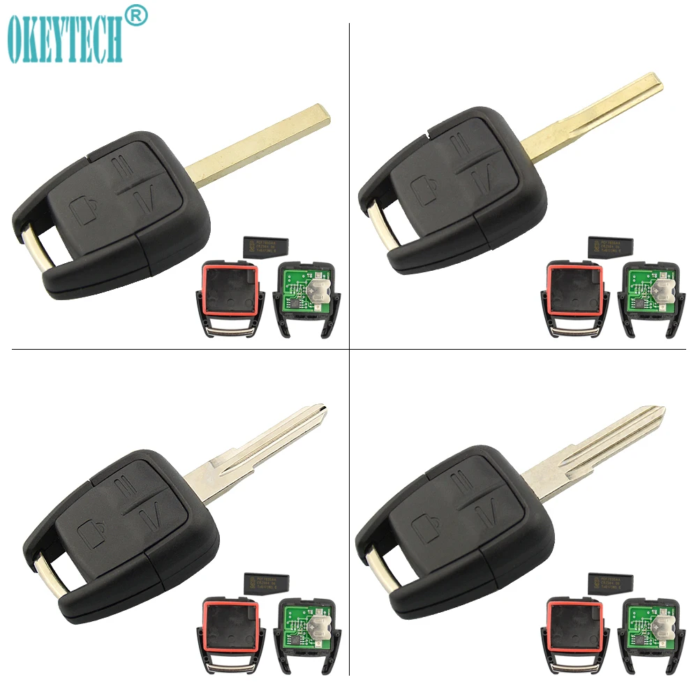 OkeyTech 3 кнопки неразрезанное лезвие флип брелок для Vauxhall Opel Vectra Astra Z чипа Omega
