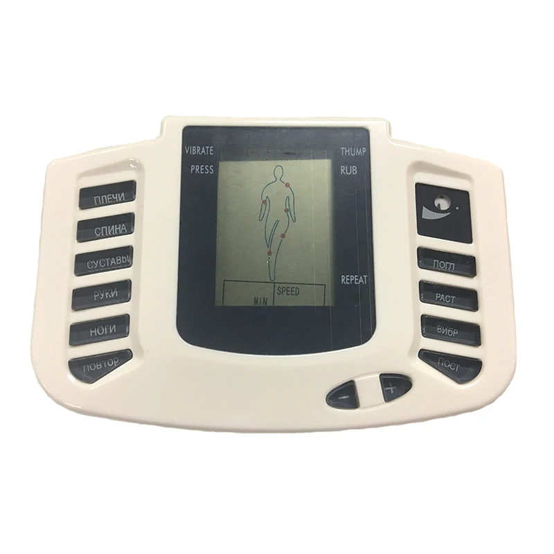 Тапочки с русской кнопкой + 16 шт. электродные колодки электрический стимулятор