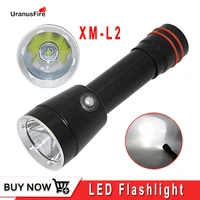 led diving flashlight xm l2 led photography video light underwater 100m waterproof camera tactical torch lamp l2 flash light