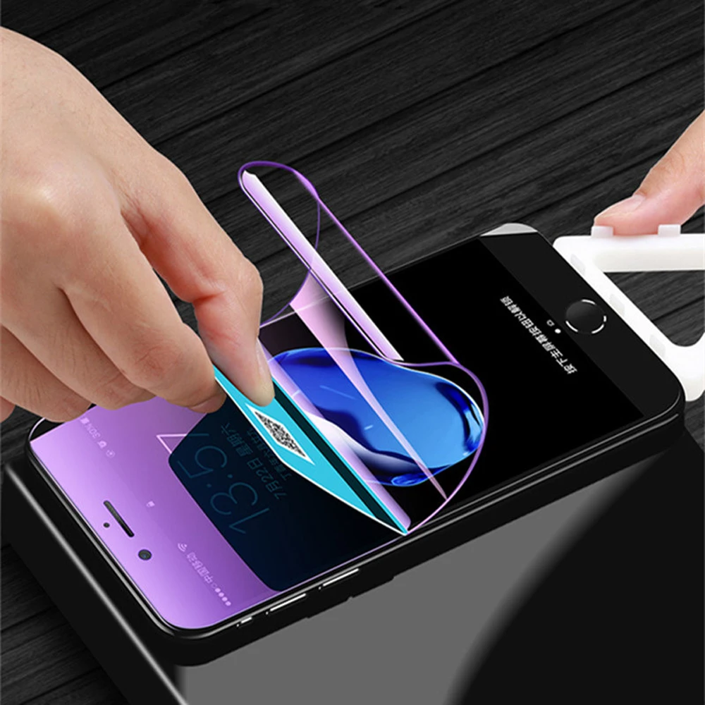 Гидрогелевая пленка для iphone x xs max xr защитная 7 8 6 6s plus мягкая полная защита экрана