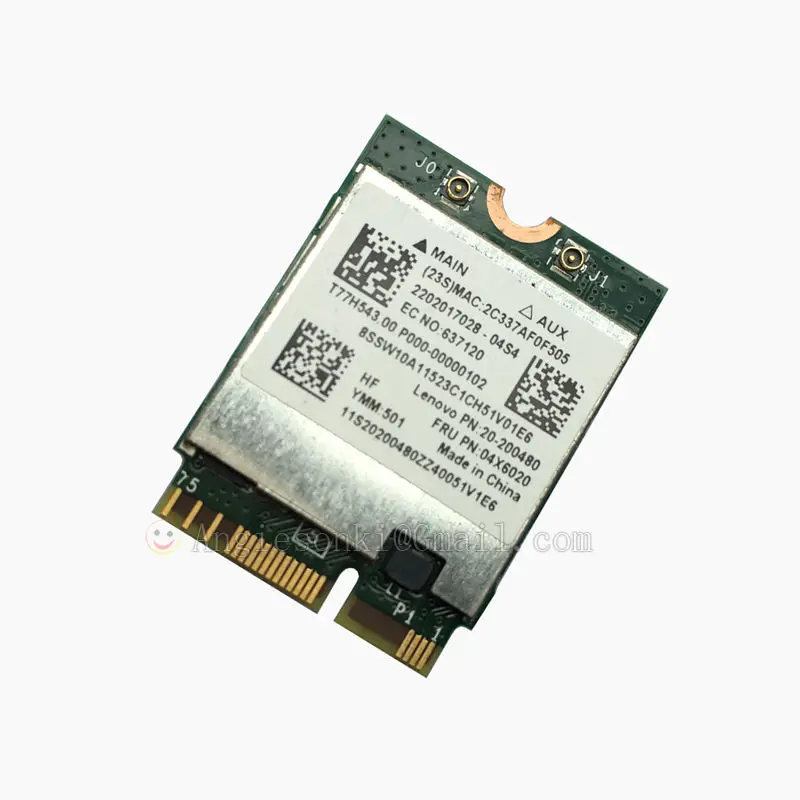 BCM94352Z Беспроводная AC 867 Мбит/с 2 4G и 5G NGFF WIFI карта + BT4.0 Mac 802.11ac 04X602 для LENOVO B50 70 N50 E4030 Y40