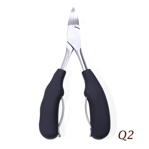 Q2 Полный красота острые изогнутые Paronychia Remover ножницы для ногтей маникюр пальцы ног Dead щипцы от заусенцев обрезки ногтей Clipper Нипер CHQ1-8 - Цвет: Q2