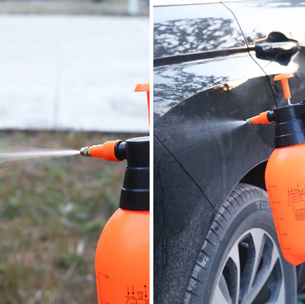 Garden 2L Pneumatic Automatic Sprayer Orange Bottle Watering Pot Garden Sprinkler irrigation Sprinkler z0620#30