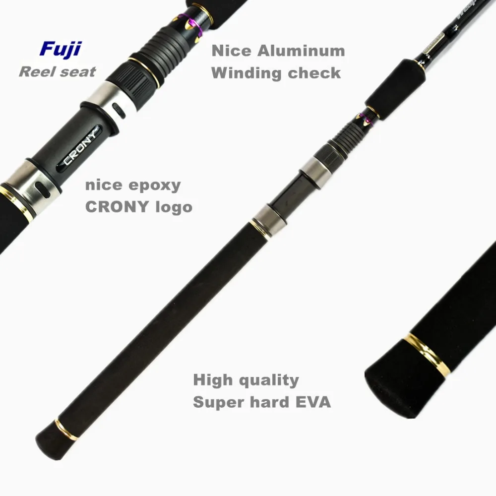 Спиннинг Crony leards 2 шт. морской окунь 18 м 20 65 г вес приманки класс PE 4|spinning rod|lure weightrod