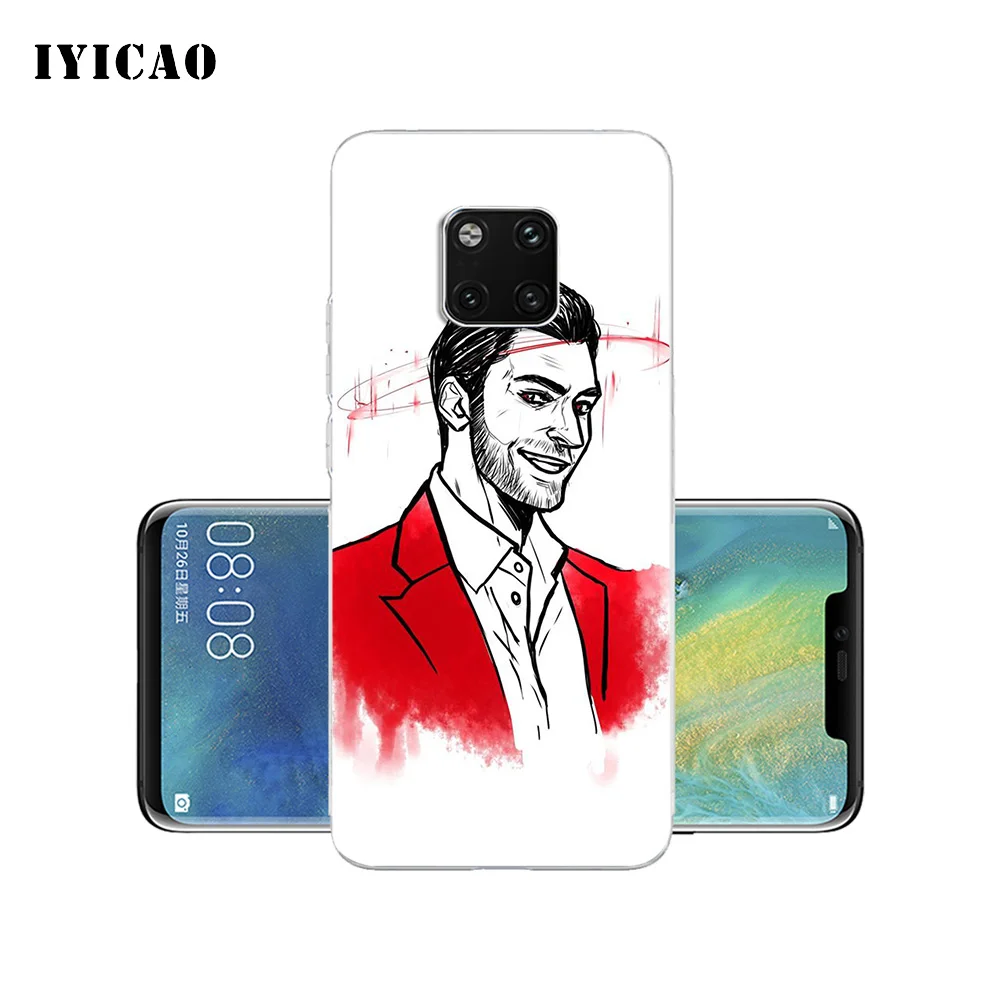 IYICAO Lucifer том Эллис ТВ-шоу Мягкий силиконовый чехол для телефона Huawei Mate 10 20 Lite Pro Nova 2