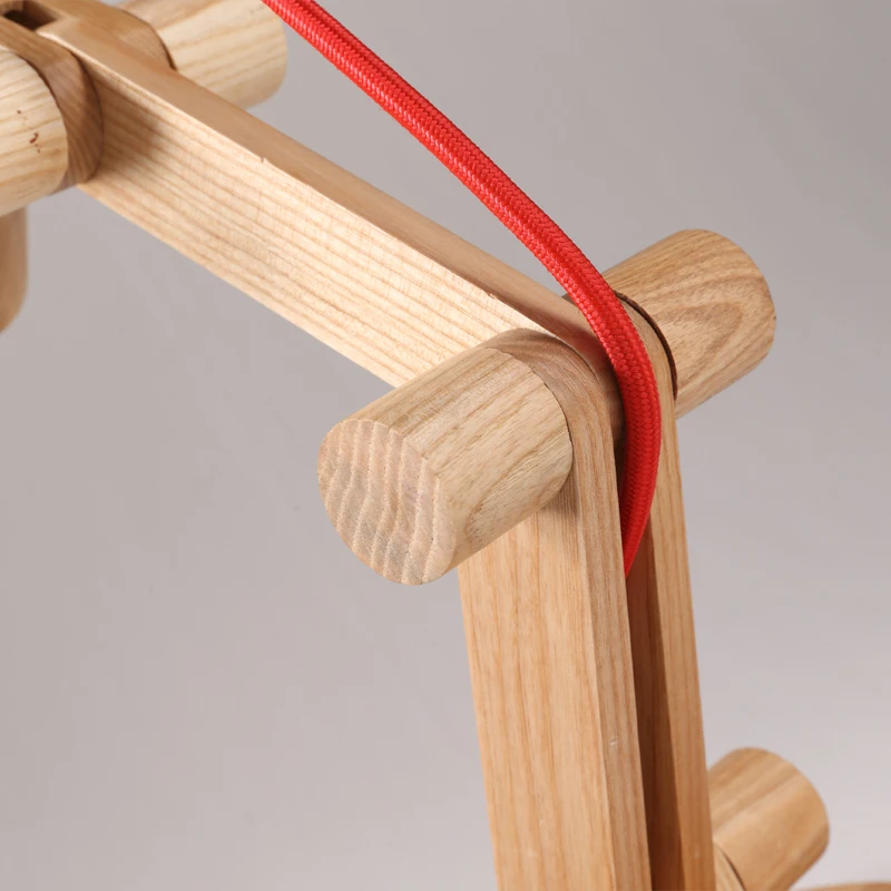 Скандинавский минималистичный Деревянный светильник для глаз