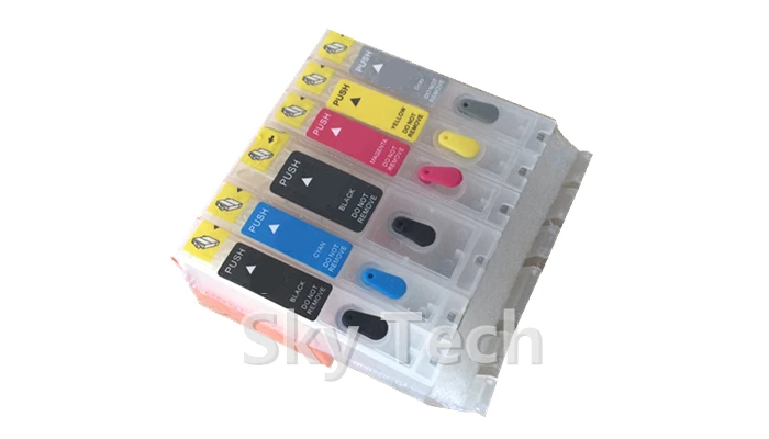 Пустой пополняемый картридж 6PK подходит для PGI770 CLI771 canon PIXMA MG5770 MG6870 MG7770 с чипом