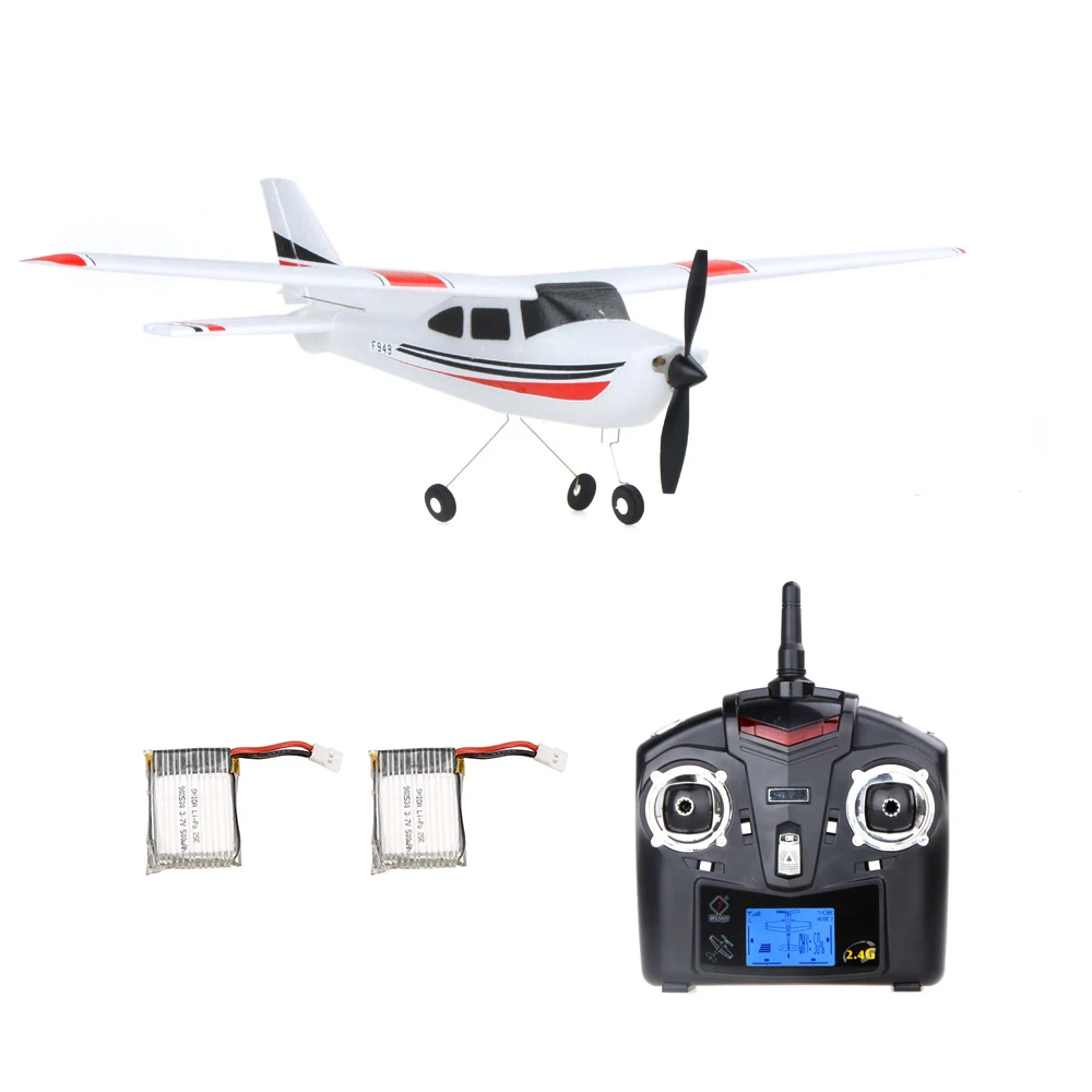 F949 2 4G 3CH RC самолет с фиксированным крылом уличные детские игрушки дополнительной