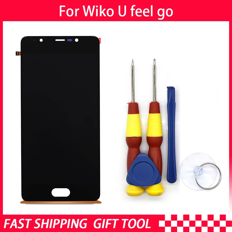 Новый Оригинальный сенсорный ЖК дисплей экран для Wiko U feel go запасные части +