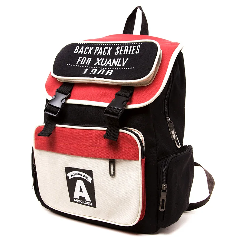 Bailar письмо холст женщины рюкзак для подростка девочек альпинизм мешок школы Хит