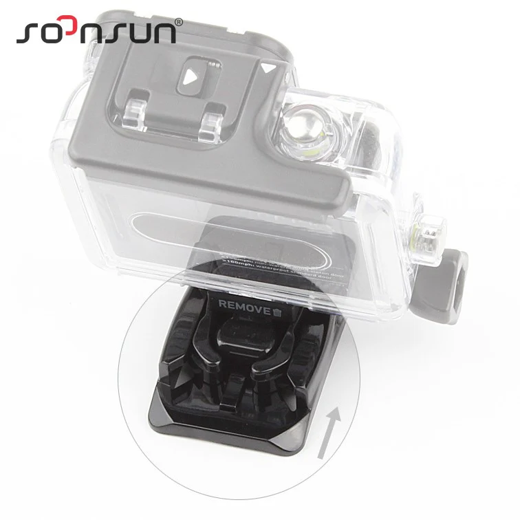 Набор с плоским изогнутым основанием SOONSUN крепление клейкими наклейками для GoPro