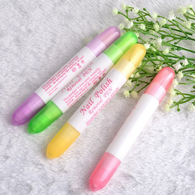 1 Pc Nail Art Corrector Pen Remove Mistakes + 3 Tips Newest Polish Cleaner Erase Manicure | Красота и здоровье