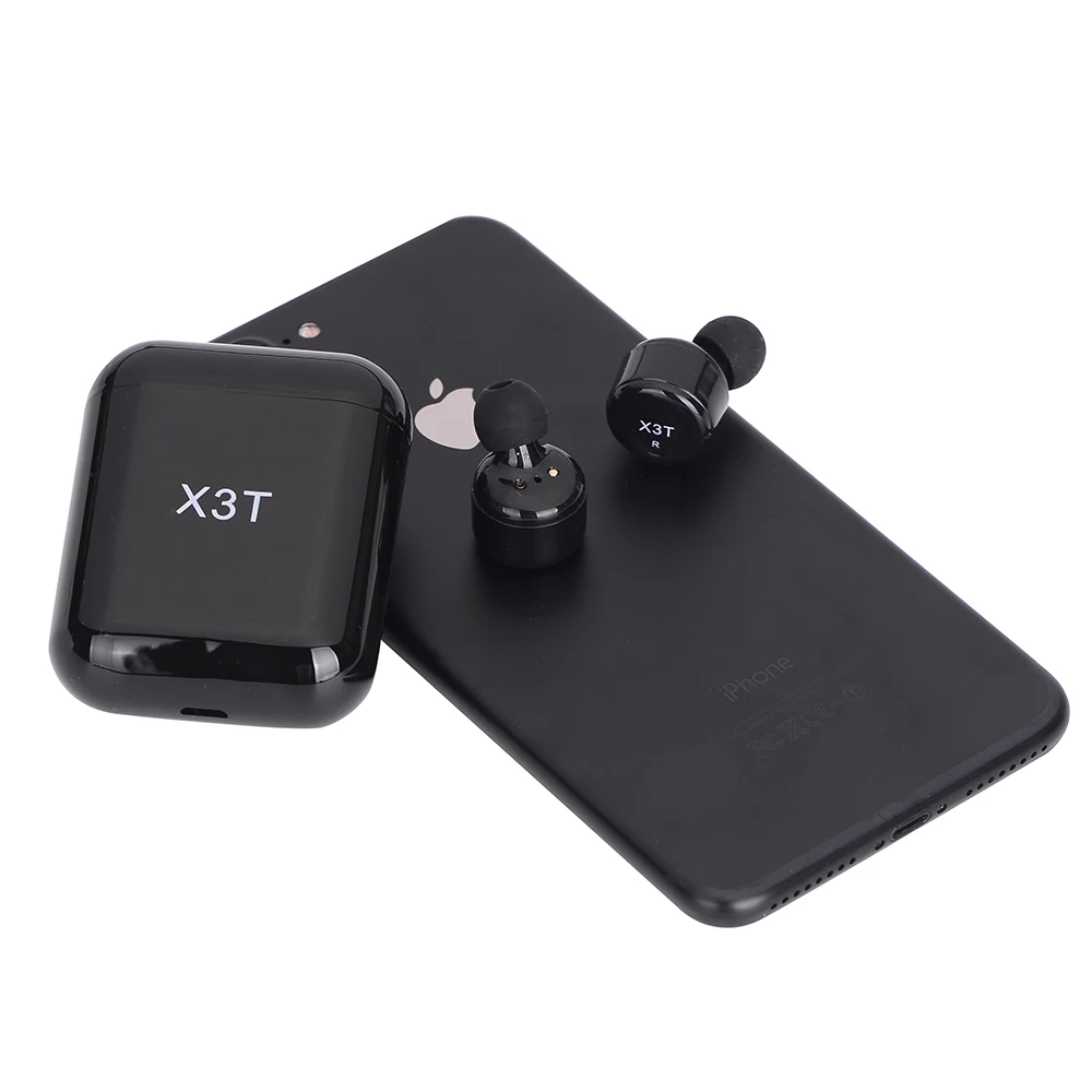 X3T Беспроводная гарнитура Bluetooth 4 2 tws с зарядной подставкой bluetooth спортивные