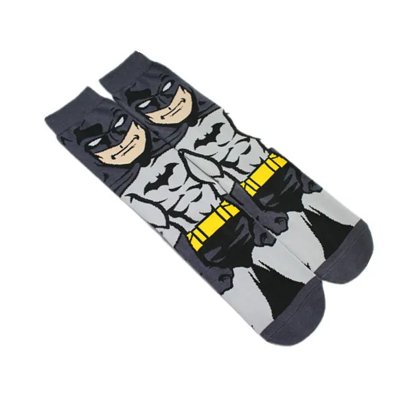 Marvel Бэтмен ClownSock повседневные Хип Хоп креативные мягкие удобные забавные Новинка черные желтые мужские хлопковые Calcetines Hombre - Цвет: 3