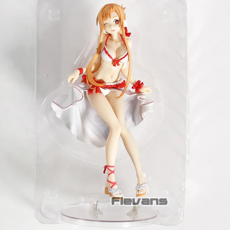 no box Sword Art онлайн Асуна в купальнике Ver. 1/7 Масштаб ПВХ сексуальная фигура САО Коллекционная модель игрушки - Цвет: no box