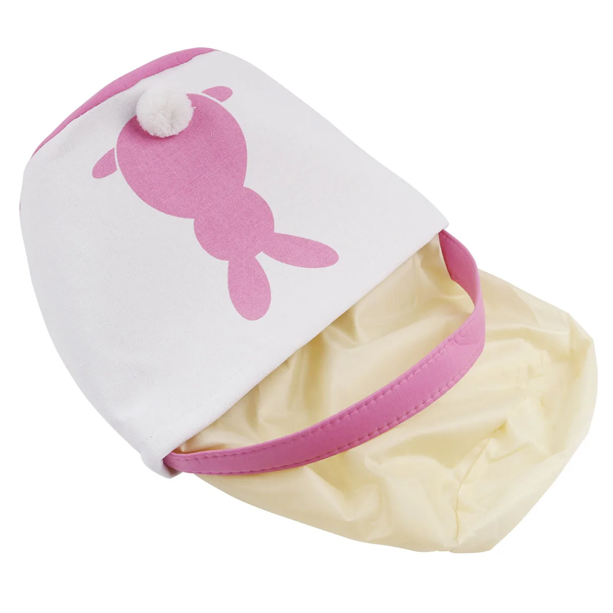 

Convas Rabbit Printed Easter Rabbit Basket Eggs Bunny Easter Decorative Bag Egg Decorations Decors Ornaments Party Gift Bag
